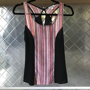 Charming Charlie Patterned Tank Top- Never Worn!